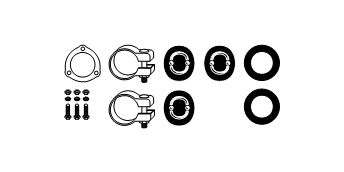 SET MONTARE SISTEM DE ESAPAMENT HJS 82115301