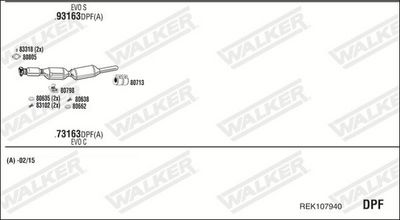 SISTEM DE ESAPAMENT WALKER REK107940