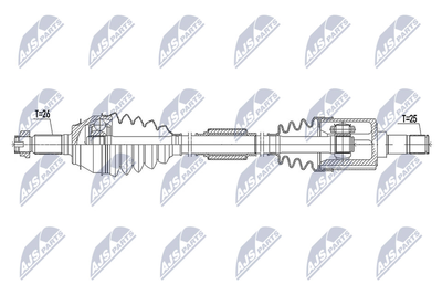 Приводной вал NTY NPW-HD-054 для HONDA JAZZ