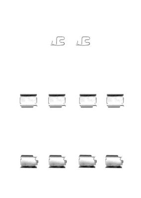 ZUBEHöRSATZ SCHEIBENBREMSBELAG