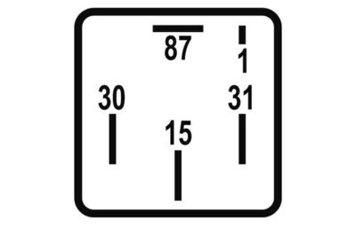 RELAIS KRAFTSTOFFPUMPE MAHLE MR115 1