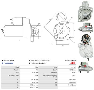 STARTER AS-PL S9435P 4