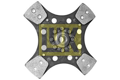 Koppelingsplaat/plaat keramiek (280mm aantal peddels: 4)