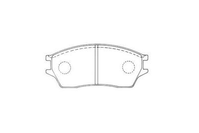 KAVO PARTS Remblokkenset, schijfrem (KBP-2060)