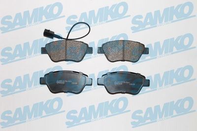 Комплект тормозных колодок, дисковый тормоз SAMKO 5SP1266 для FIAT ALBEA