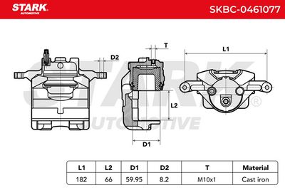 спирачен апарат STARK SKBC-0461077