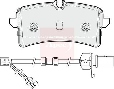 APEC Brake Pad Set, disc brake PAD1939