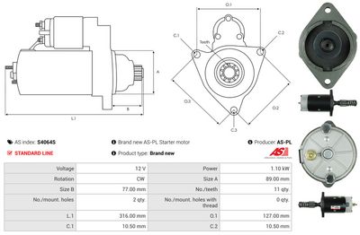 STARTER AS-PL S4064S 4