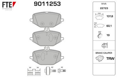 SET PLACUTE FRANA FRANA DISC FTE 9011253