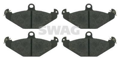 комплект спирачно феродо, дискови спирачки SWAG 60 91 6403
