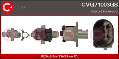 AGR-Ventil CASCO CVG71003GS