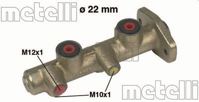 Главный тормозной цилиндр METELLI 05-0173 для FORD TRANSIT