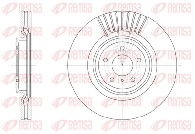 REMSA 61508.10 Тормозные диски  для INFINITI  (Инфинити Qx70)