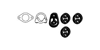 MONTAGESATZ ABGASANLAGE