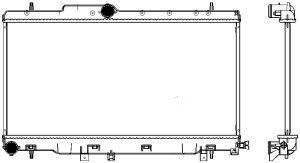 SAKURA Automotive 3421-1006 Радиатор охлаждения двигателя для SUBARU IMPREZA седан (GD) 2.0 WRX STi AWD (GDB) SAKURA Automotive 3421-1006 Радиатор охлаждения двигателя для SUBARU IMPREZA седан (GD) 2.0 WRX STi AWD (GDB)