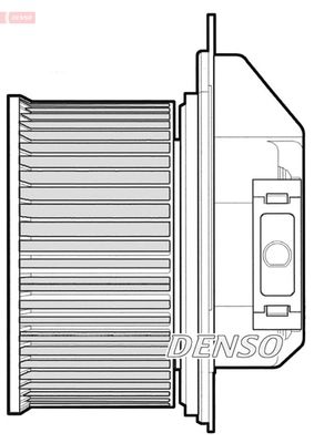 DENSO DEA01001 Вентилятор салону для ALFA ROMEO (Альфа-ромео)