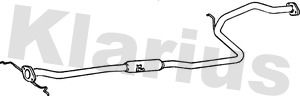 KLARIUS 260240 Глушитель выхлопных газов  для MAZDA 121 I (DA) 1.1