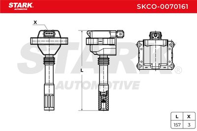 запалителна бобина STARK SKCO-0070161