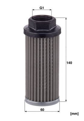 Hydraulisch filter (patroon) past: BENFORD TV 1000