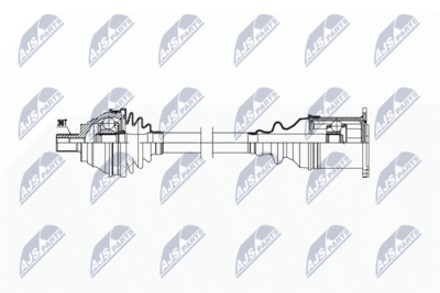 полуоска NTY NPW-WW-039