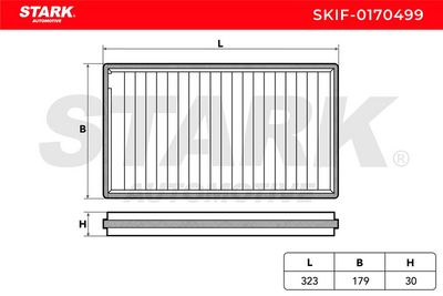 Филтър купе (поленов филтър) STARK SKIF-0170499