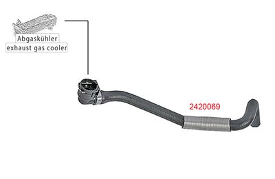 METZGER AUTOTEILE - Hadica chladenia FORD , 2420069