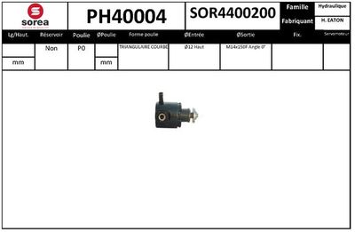HYDRAULIKPUMPE LENKUNG EAI PH40004