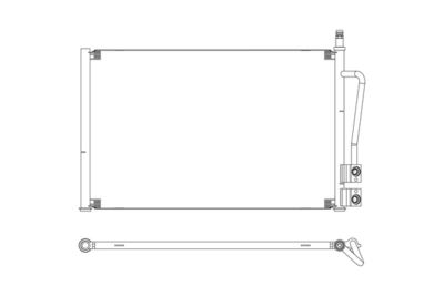 KONDENSATOR KLIMAANLAGE WALKER WCD00406 7