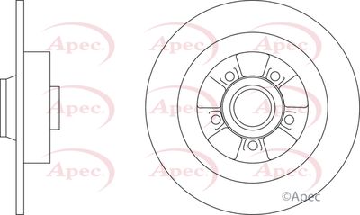 Brake Disc APEC DSK3368