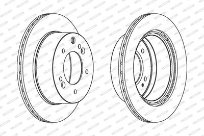DISC FRANA FERODO DDF1543C1