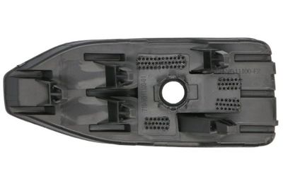 Voorbumper afdekking Voor Links (Top, met parkeersensor gaten, plastic, black-matt) past: VW T-ROC 07.17-03.22