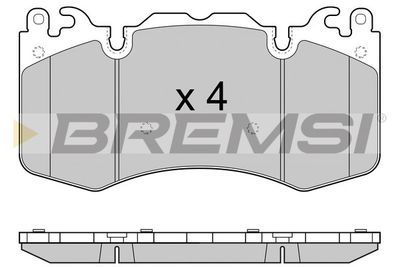Комплект тормозных колодок, дисковый тормоз BREMSI BP3414 для HARLEY-DAVIDSON ROAD