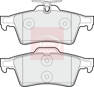 APEC Brake Pad Set, disc brake PAD1448