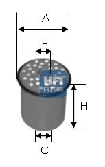 Filtr paliwa UFI 24.389.00 produkt