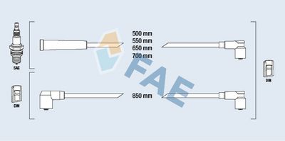 SET CABLAJ APRINDER FAE 83100