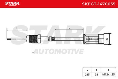 датчик, температура на изгорелите газове STARK SKEGT-1470035