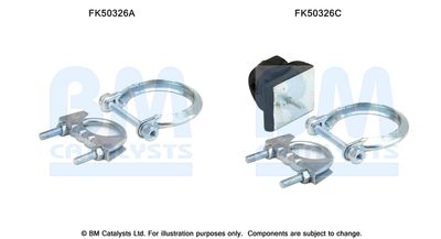 Монтажен комплект, изпускателна тръба BM Catalysts FK50326