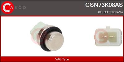 COMUTATOR TEMPERATURA VENTILATOR RADIATOR CASCO CSN73K08AS