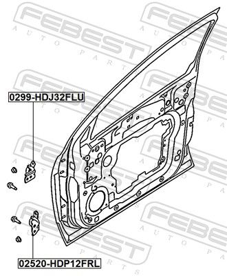 BALAMA USA FEBEST 02520HDP12FRL 1