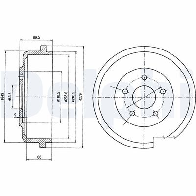 Brake Drum BF488