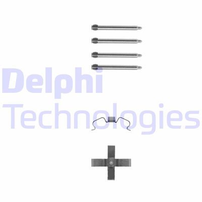 Комплектующие, колодки дискового тормоза DELPHI LX0263 для OPEL CALIBRA
