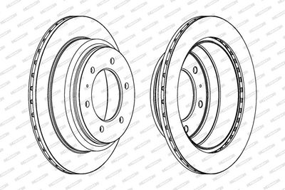DISC FRANA FERODO DDF695 1