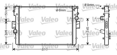 VALEO 734448 Радіатор охолодження двигуна для IVECO (Ивеко)