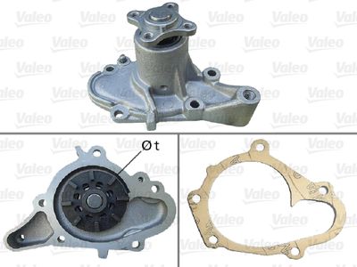 Water Pump, engine cooling 506777