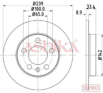 DISC FRANA ASHIKA 61000933C 2