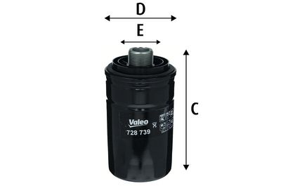 FILTRU ULEI VALEO 728739 0