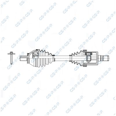 полуоска GSP 259443OL