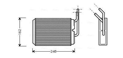 AVA QUALITY COOLING Kachelradiateur, interieurverwarming (RT6220)