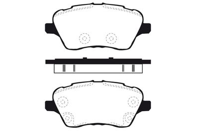 Комплект тормозных колодок, дисковый тормоз RAICAM RA.0990.0 для FORD B-MAX