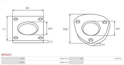 Repair Set, alternator ARS1014